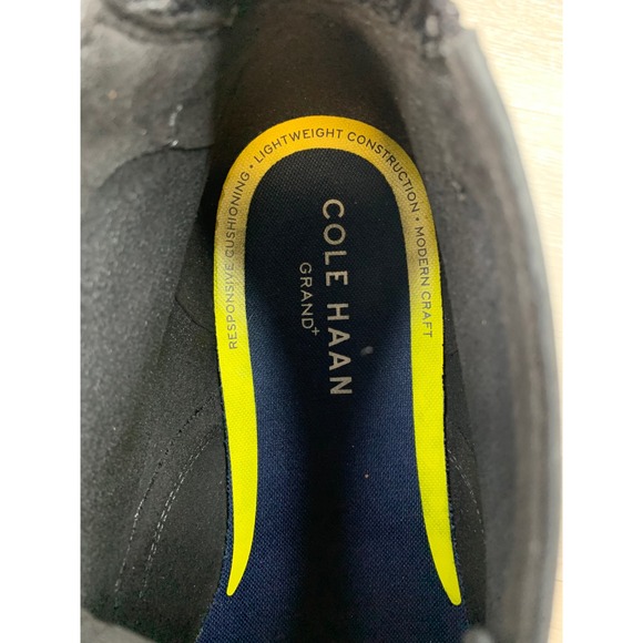 Cole Haan Men\'s Grand Chukka Boots Black Nubuck Leather 11 Comfort Shoes main image 11